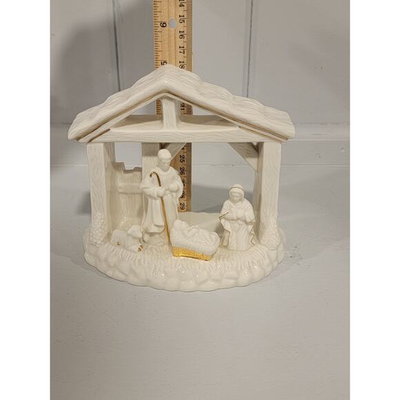 Mikasa Holiday Elegance Mini Nativity Scene Figurine Fine Porcelain Christmas - Picture 12 of 13